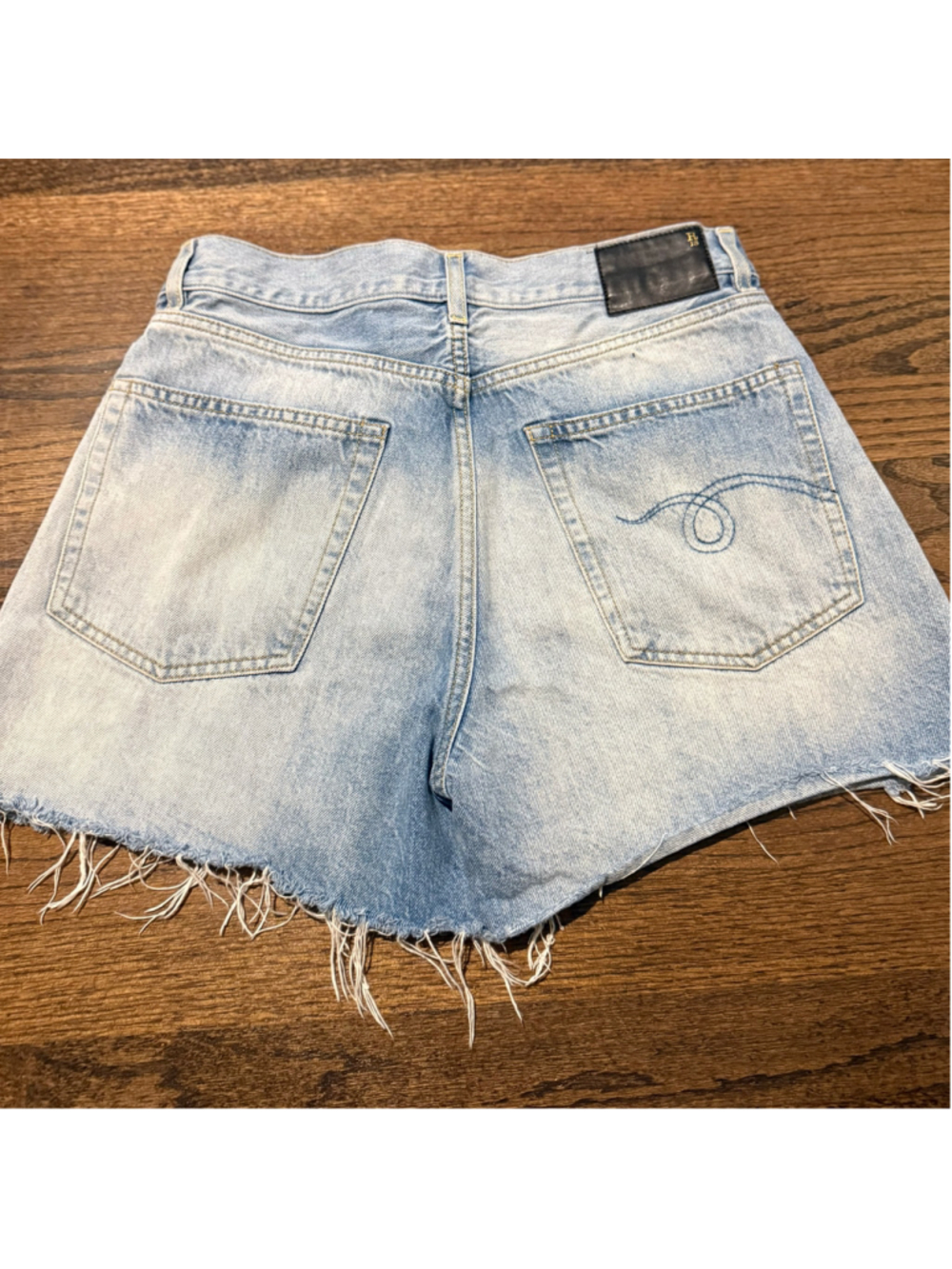 R13 Women’s Parliament Venti Tuner Blue Jeans Shorts Size 26